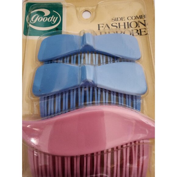 Goody Hair Side Combs Vintage USA Made Pastel 80s Retro New Wave Kidcore Lot NIB - Picture 4 of 5